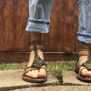 Sam Edelman ginger studded gladiator Women's Sandals 7.5